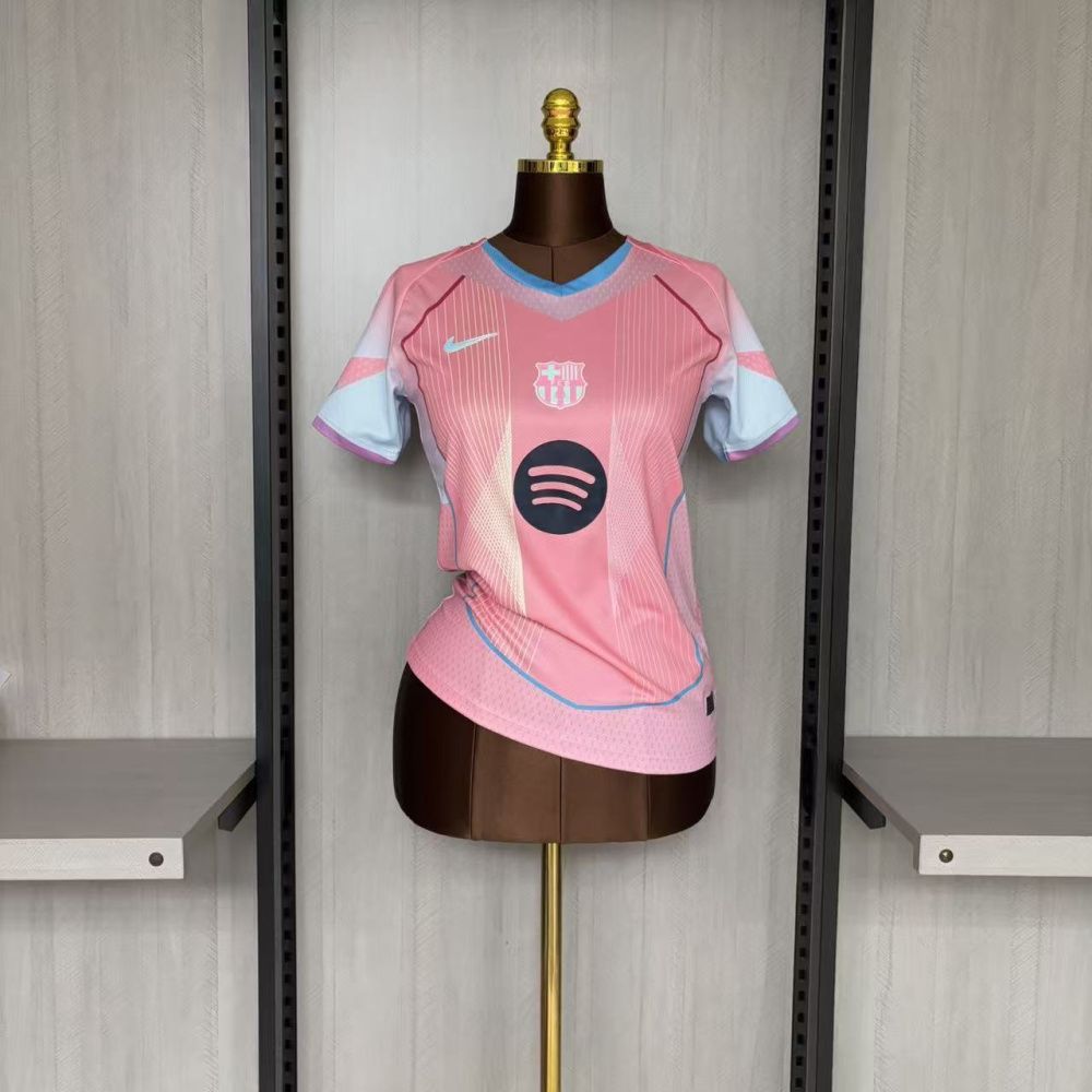 Camisa Feminina Barcelona Concept Rose - Nike 25/26