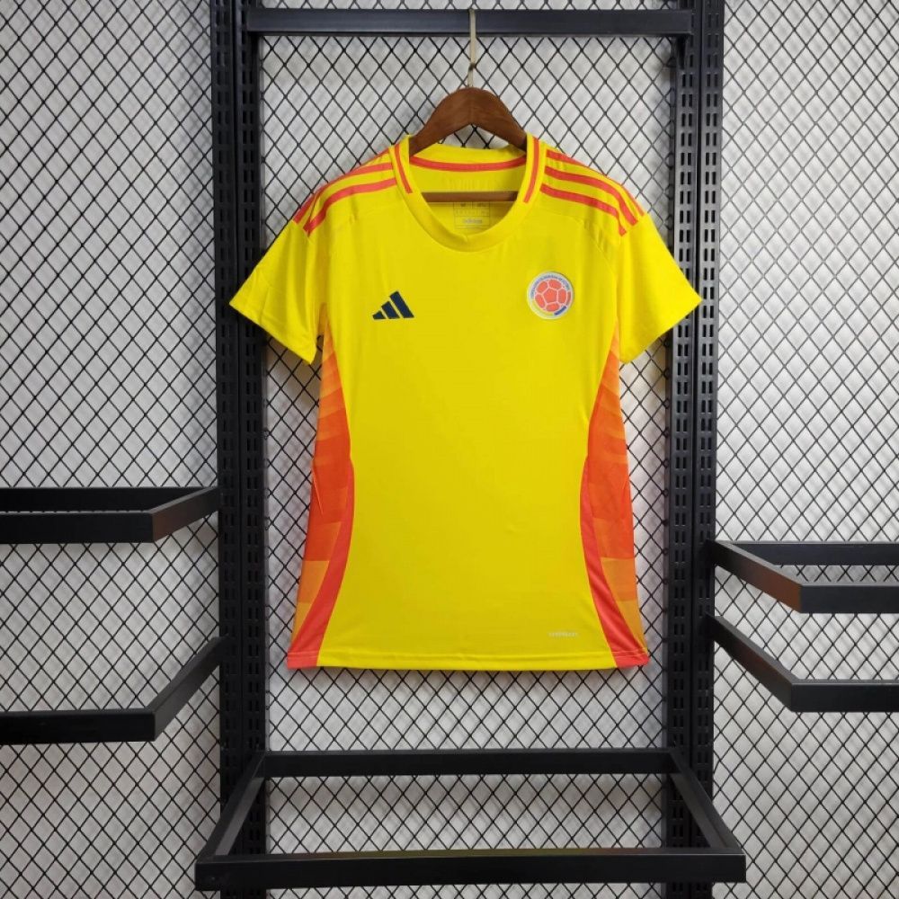Camisa Feminina Colômbia I - Adidas 2024