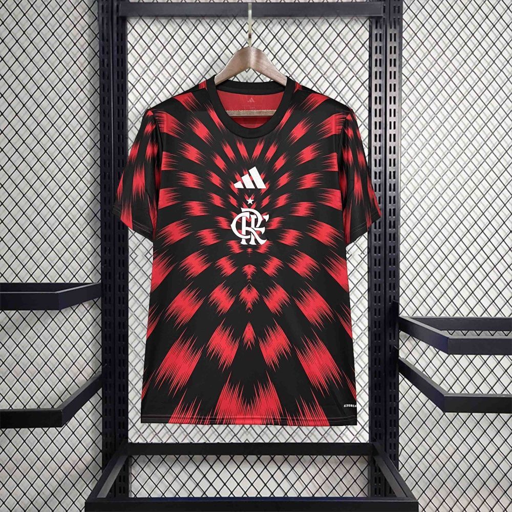 Camisa Masculina Flamengo Pré-Jogo - Adidas 25/26