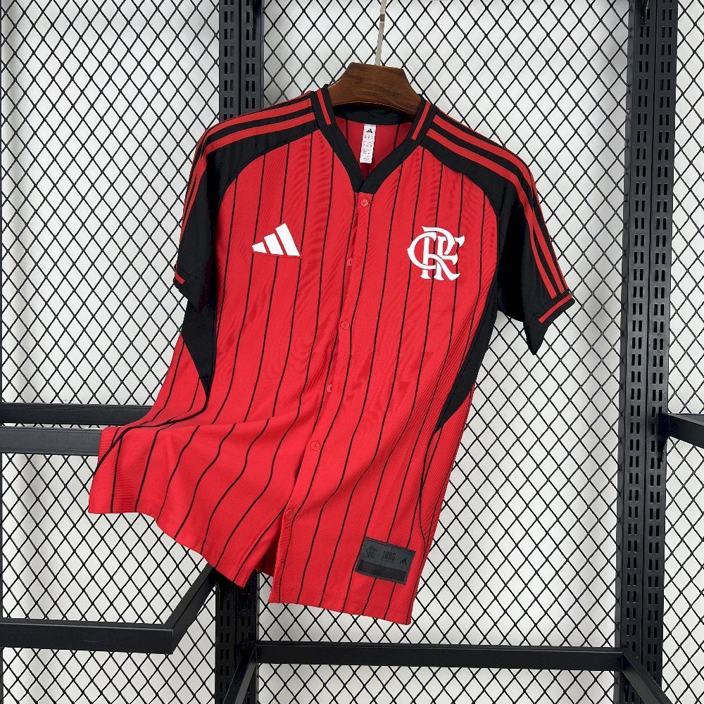 Camisa Masculina Flamengo US Pack Baseball - Adidas 25/26