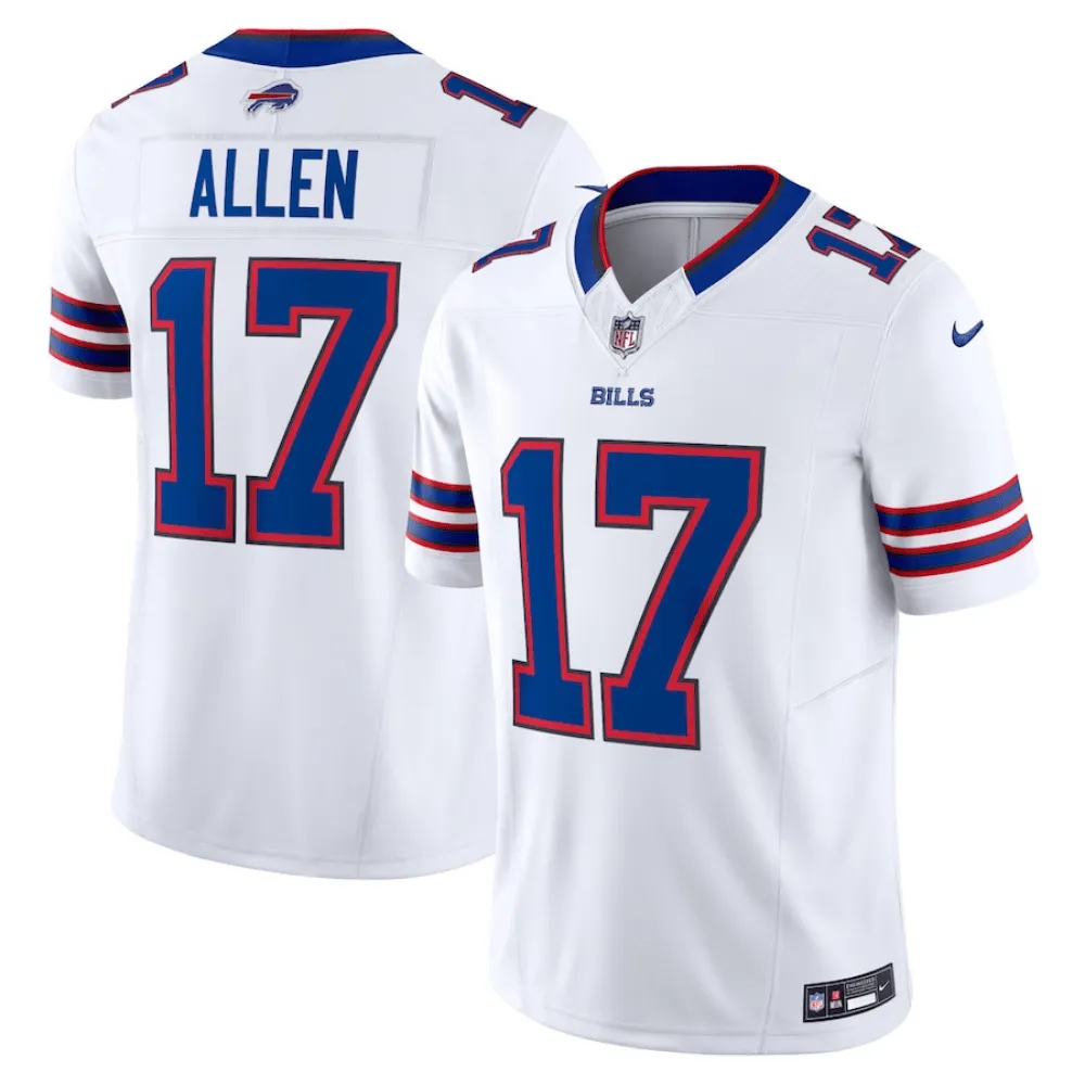 Camisa FUSE Limited Buffalo Bills Branca - Josh Allen #17