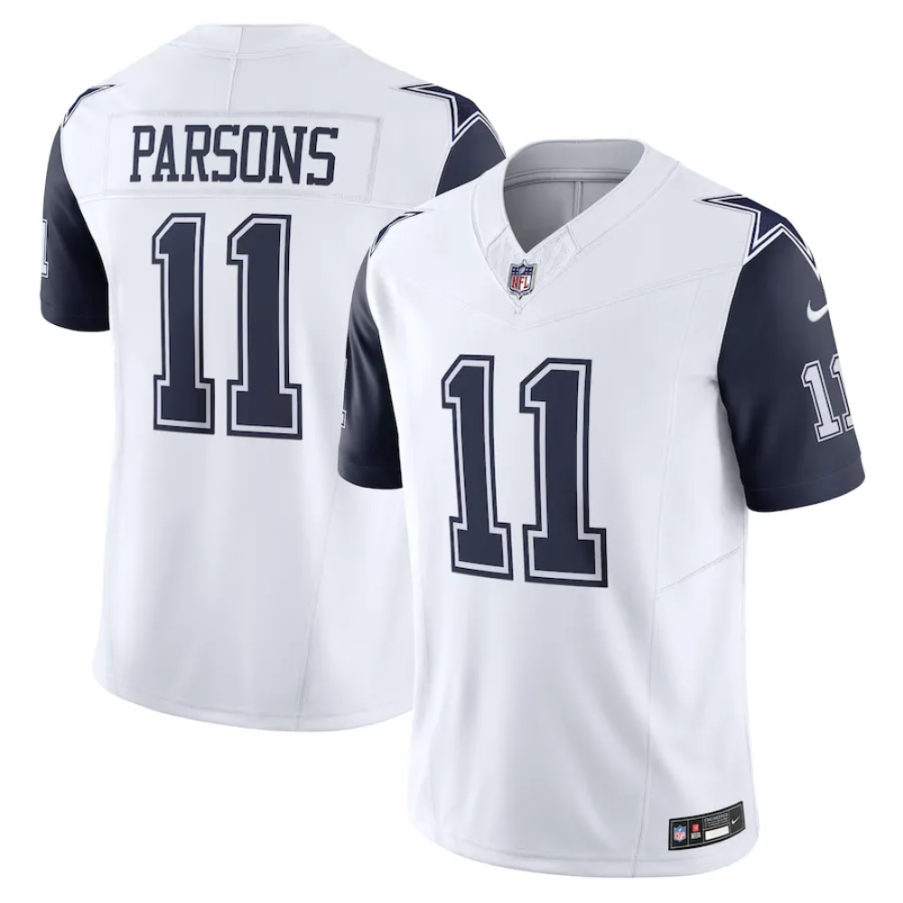Camisa FUSE Limited Dallas Cowboys Branca Alternativa - Micah Parsons #11