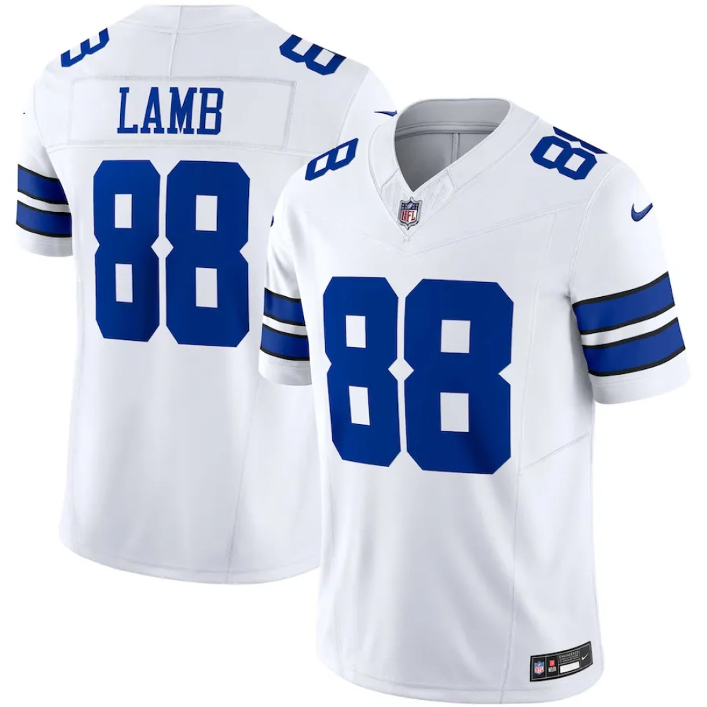 Camisa FUSE Limited Dallas Cowboys Branca - CeeDee Lamb #88
