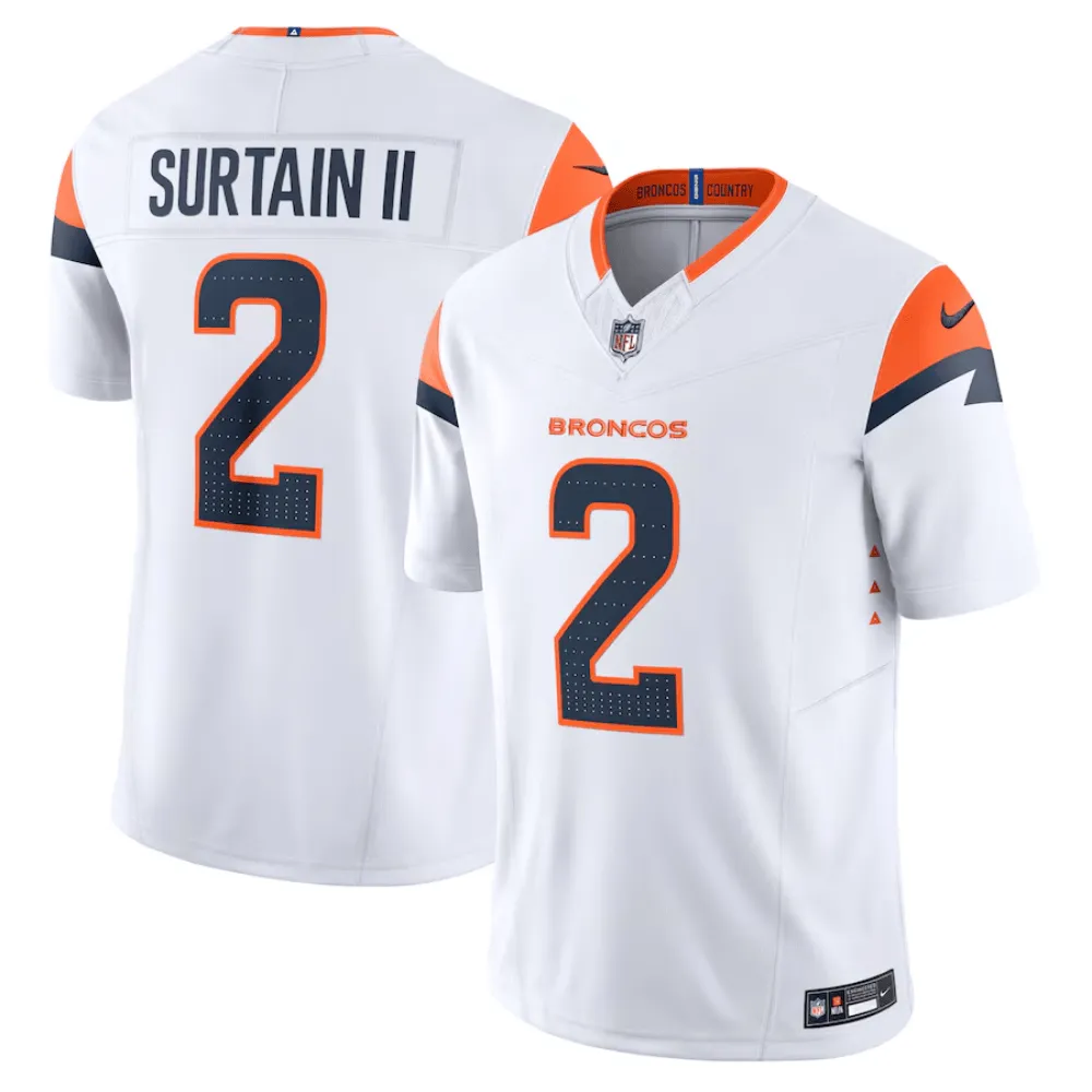 Camisa FUSE Limited Denver Broncos Branca - Patrick Surtain II #2