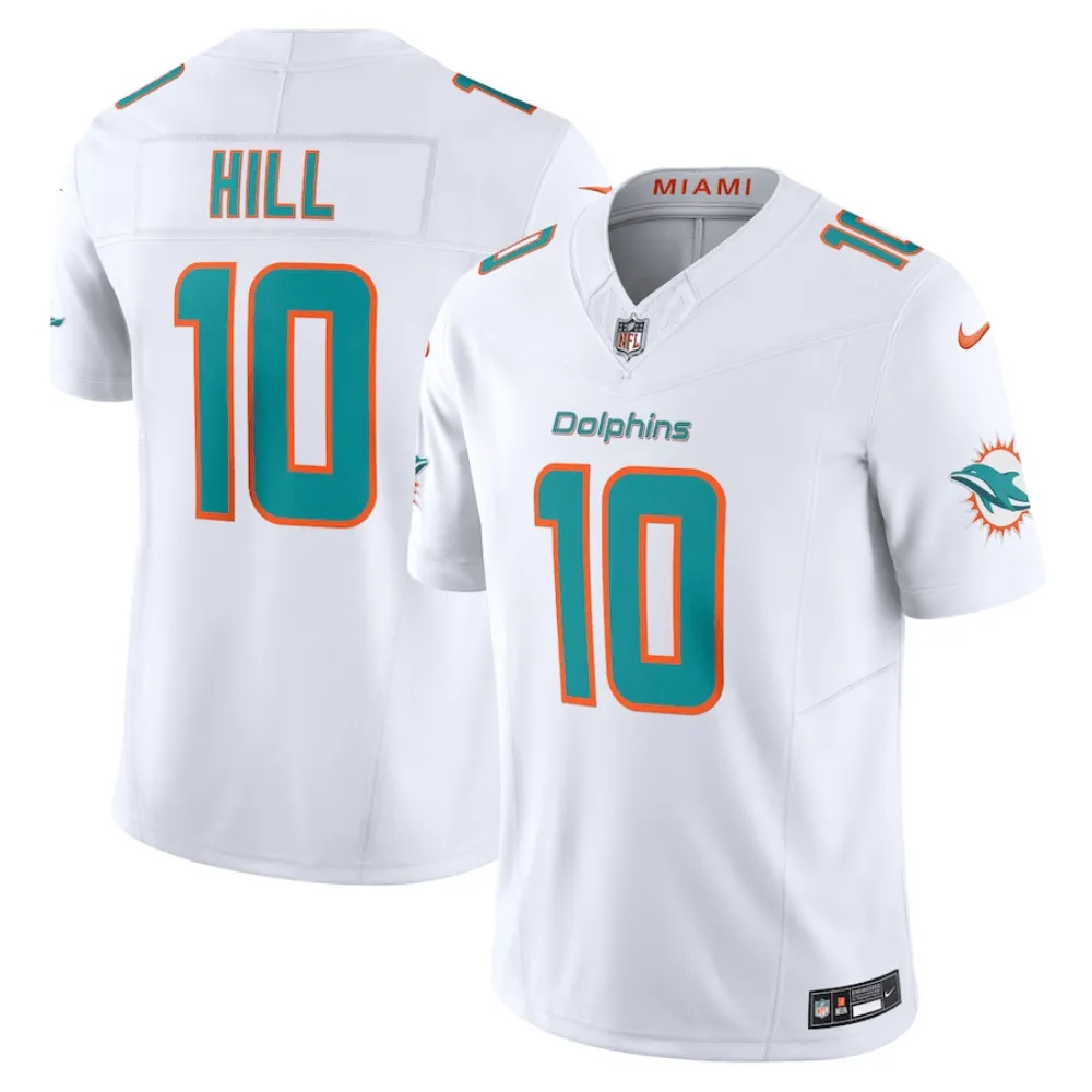 Camisa FUSE Limited Miami Dolphins Branca - Tyreek Hill #10
