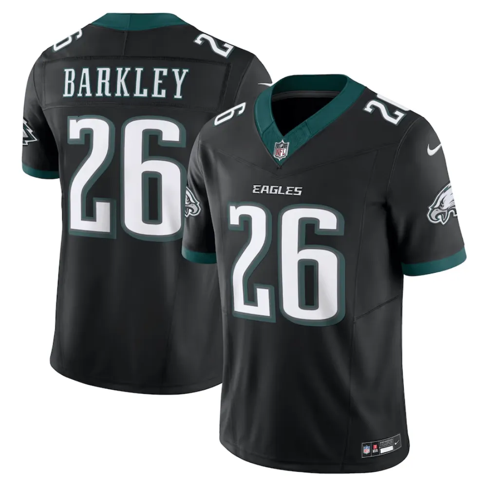 Camisa FUSE Limited Philadelphia Eagles Preta - Saquon Barkley #26