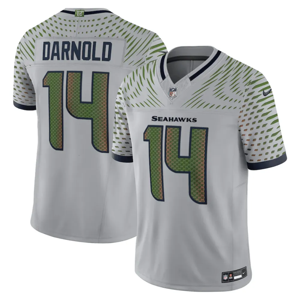 Camisa FUSE Limited Seattle Seahawks Rivalries Cinza - Sam Darnold #14