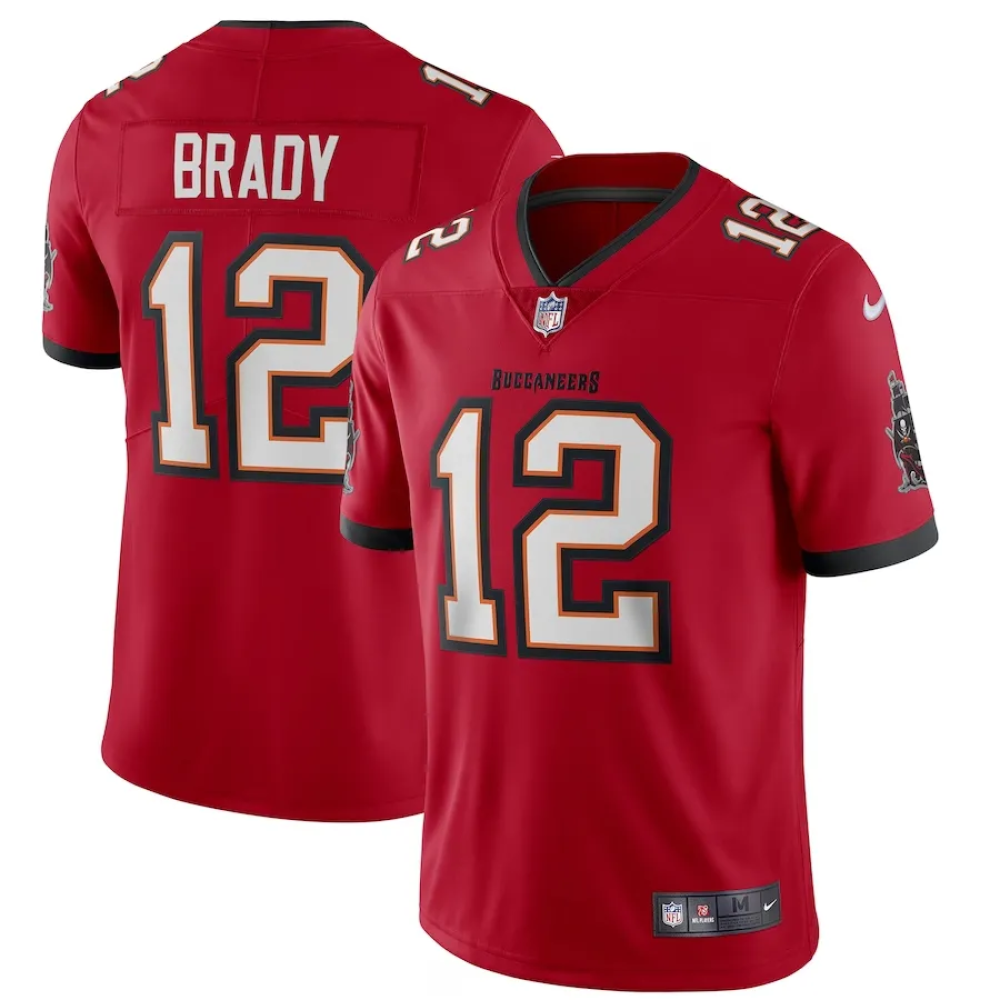 Camisa FUSE Limited Tampa Bay Buccaneers Vermelha - Tom Brady #12