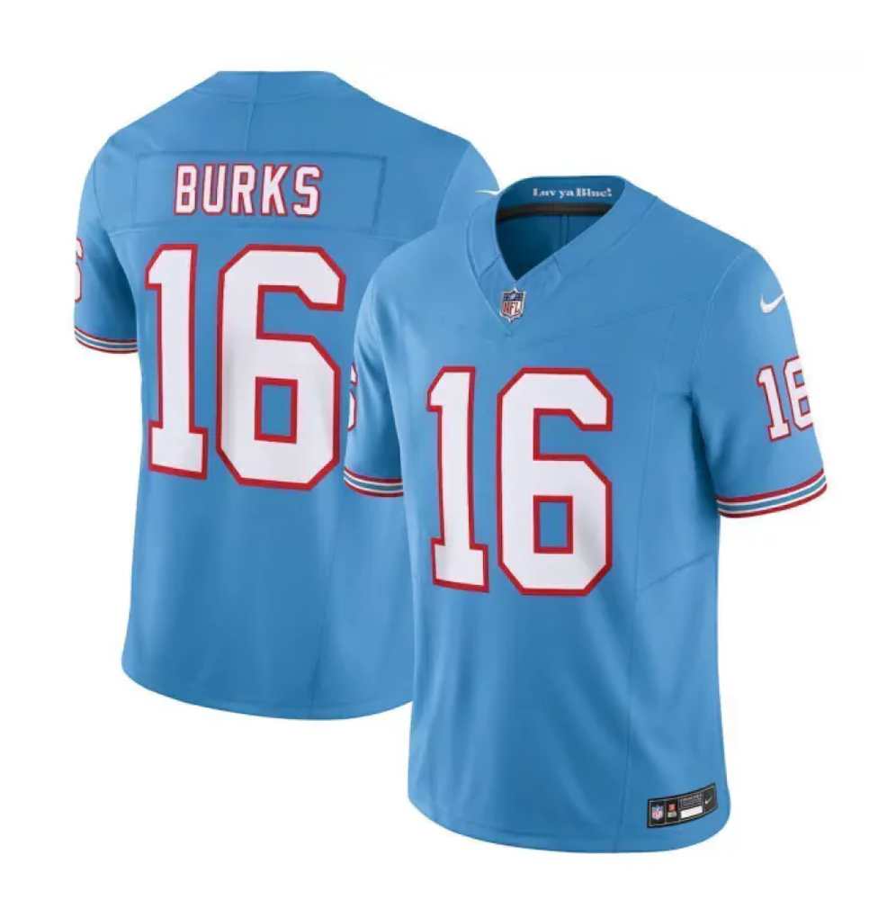 Camisa FUSE Limited Tennessee Titans Azul - Treylon Burks #16