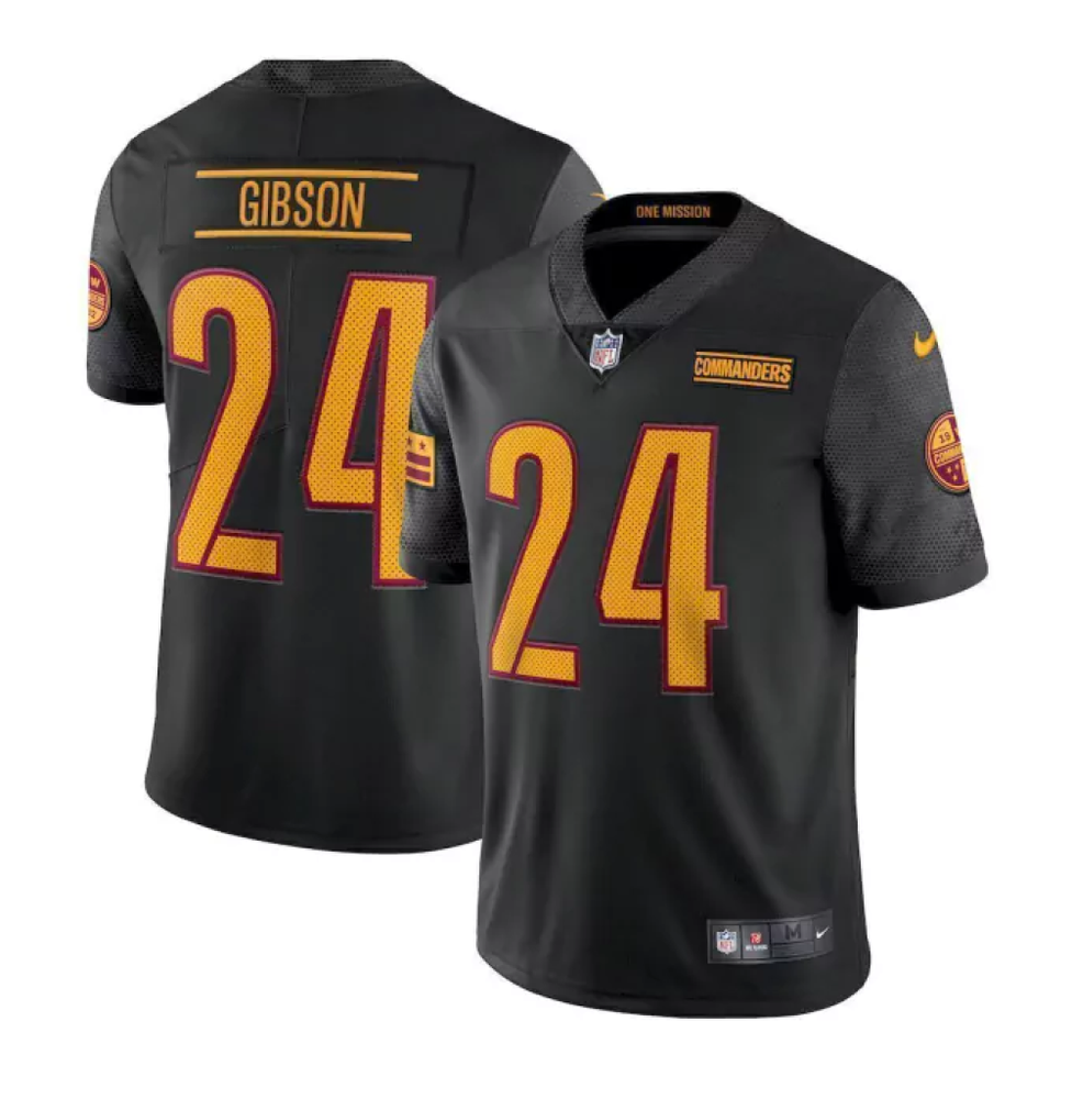 Camisa FUSE Limited Washington Commanders Preta - Antonio Gibson #24