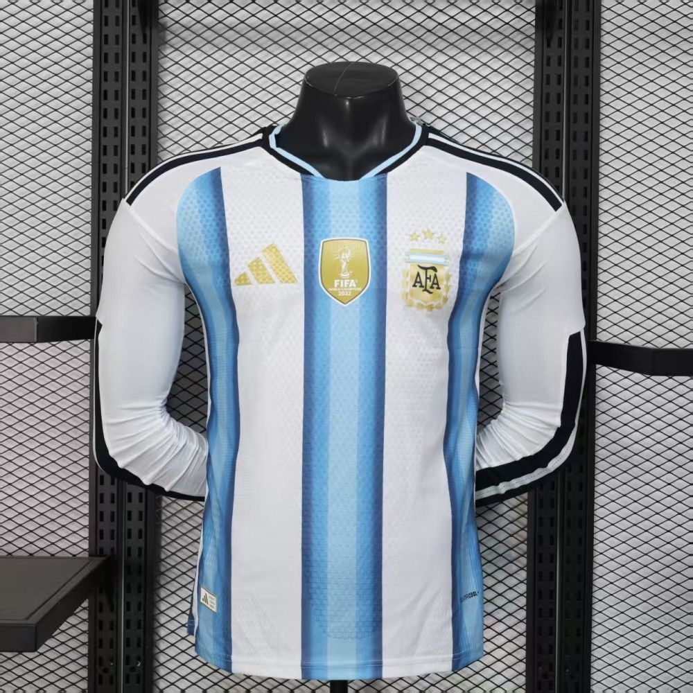 Camisa Jogador Manga Longa Argentina I - Adidas 2026