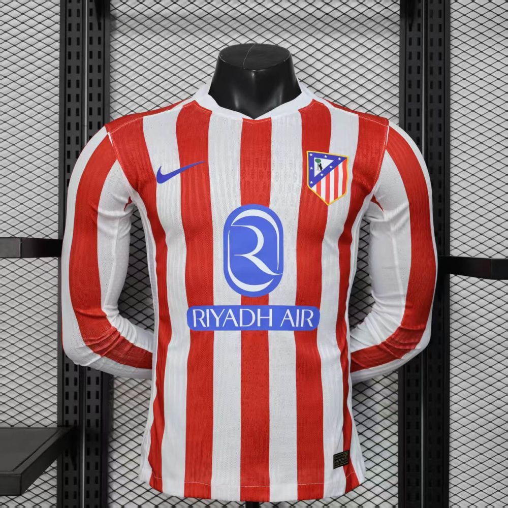 Camisa Jogador Manga Longa Atlético de Madrid I - Nike 25/26
