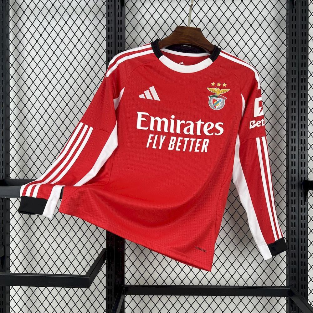 Camisa Manga Longa Benfica I - Adidas 25/26