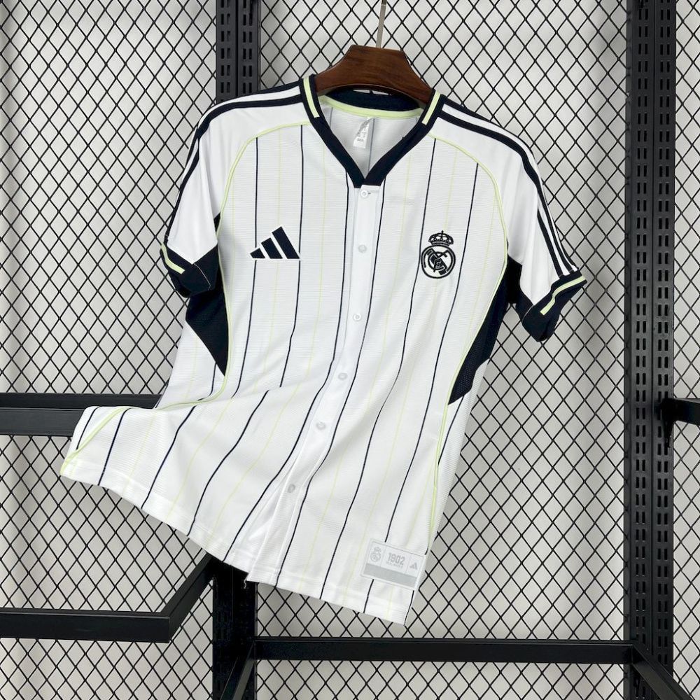 Camisa Masculina Real Madrid US Pack Baseball - Adidas 25/26
