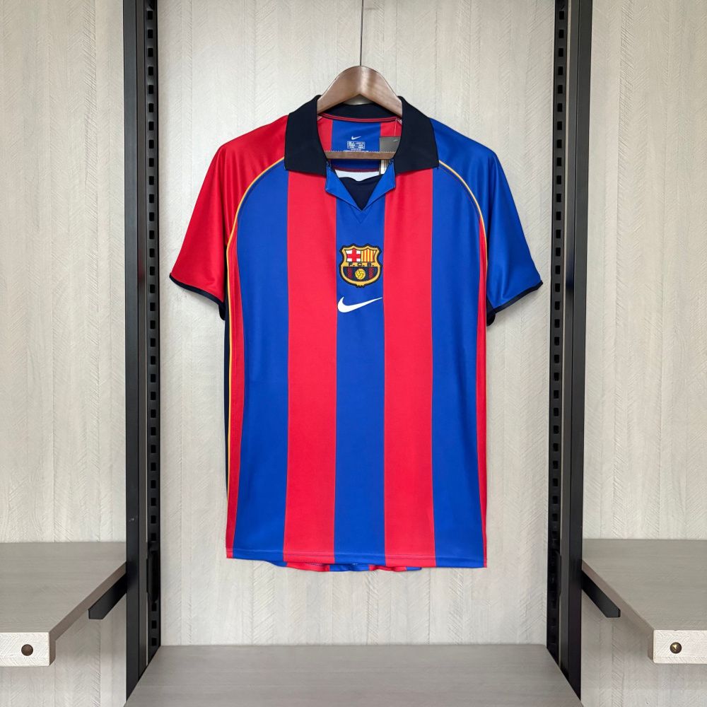 Camisa Retrô Barcelona I - Nike 01/02