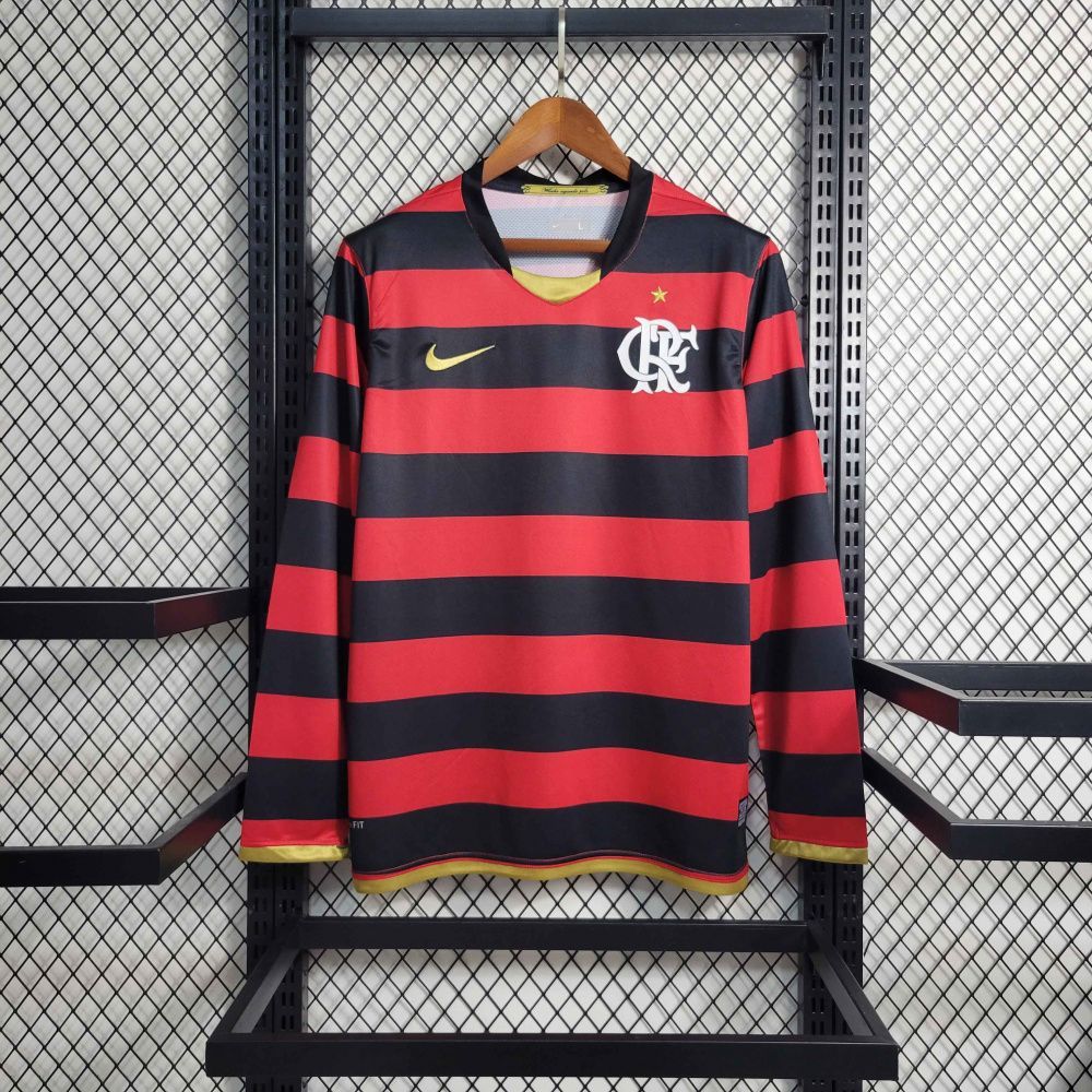 Camisa Retrô Manga Longa Flamengo I - Nike 08/09
