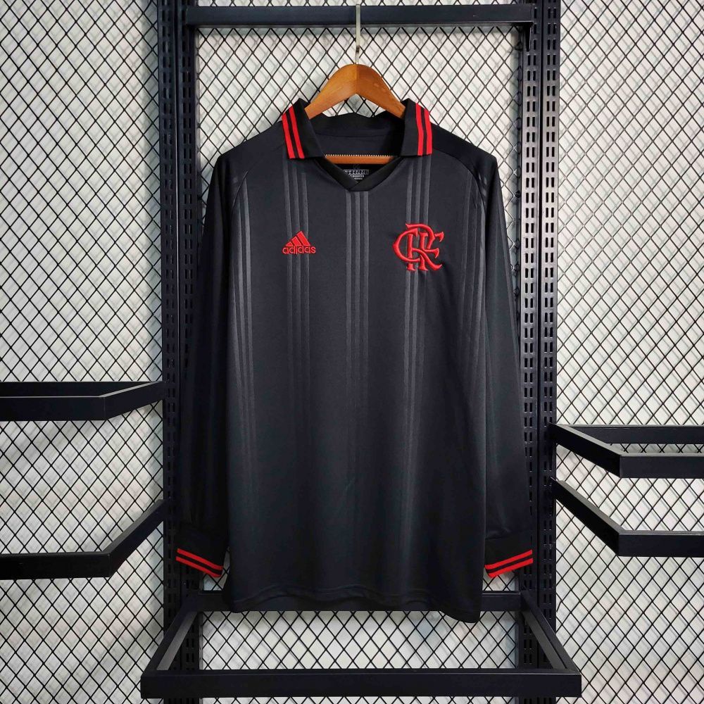 Camisa Retrô Manga Longa Flamengo II - Adidas 19/20