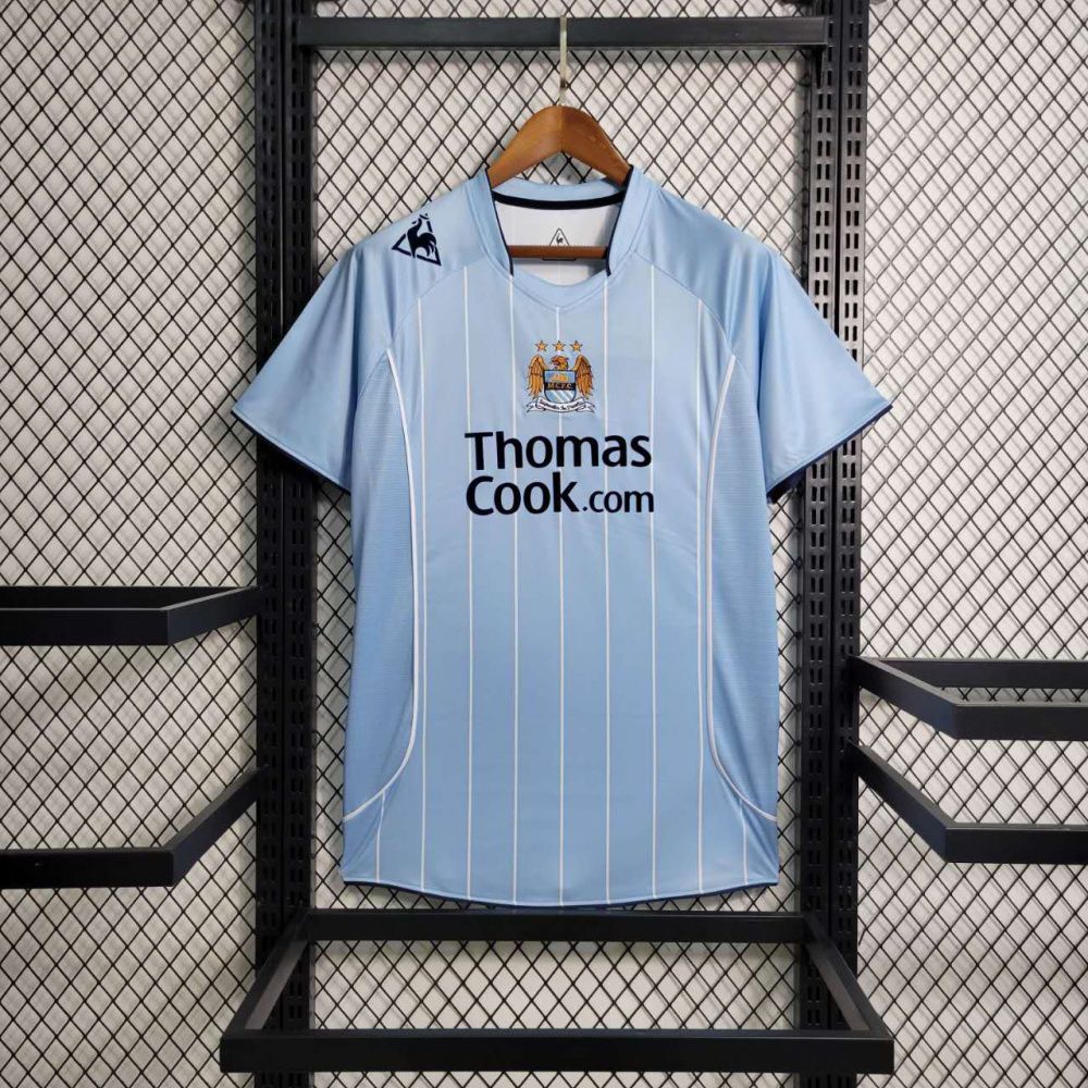 Camisa Retrô Manchester City I - Le Coq Sportif 07/08