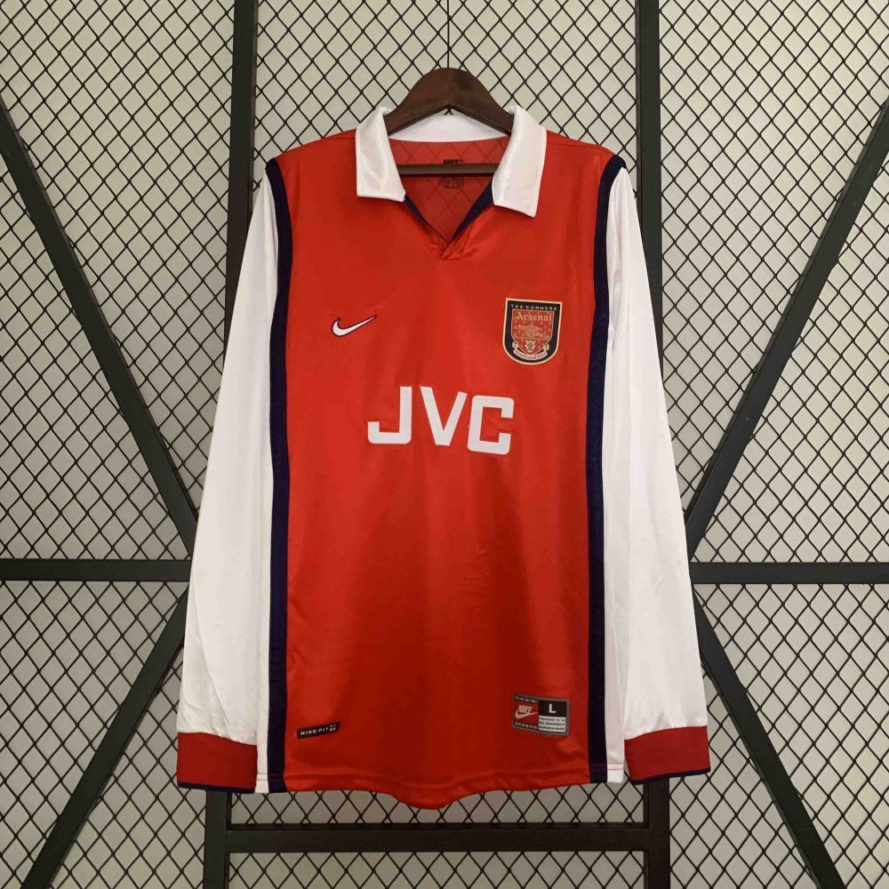 Camisa Retrô Manga Longa Arsenal I - Nike 98/99