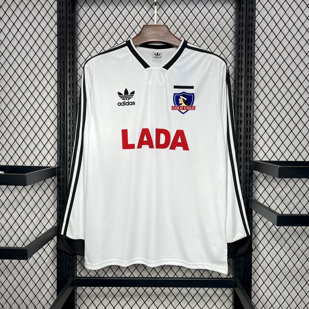 Camisa Retrô Manga Longa Colo Colo II - Adidas 91/92