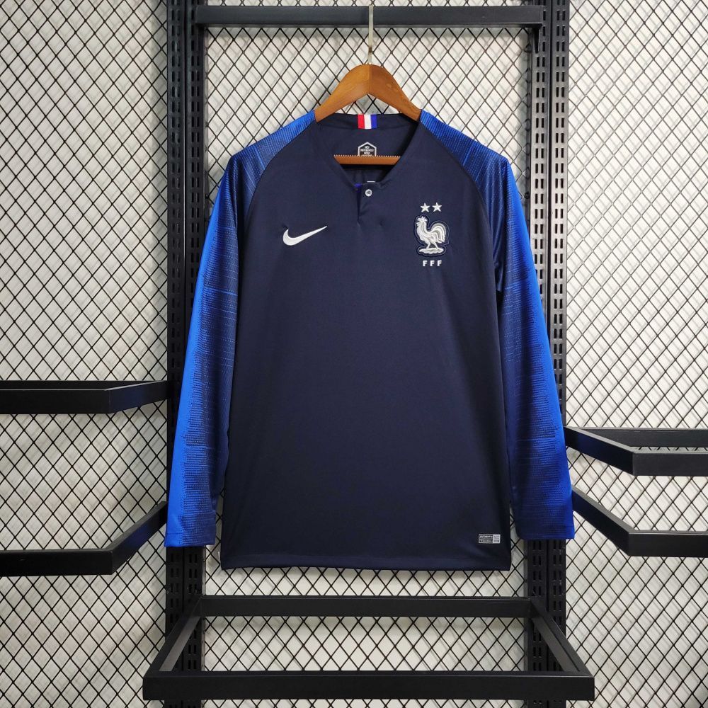 Camisa Retrô Manga Longa França I - Nike 2018