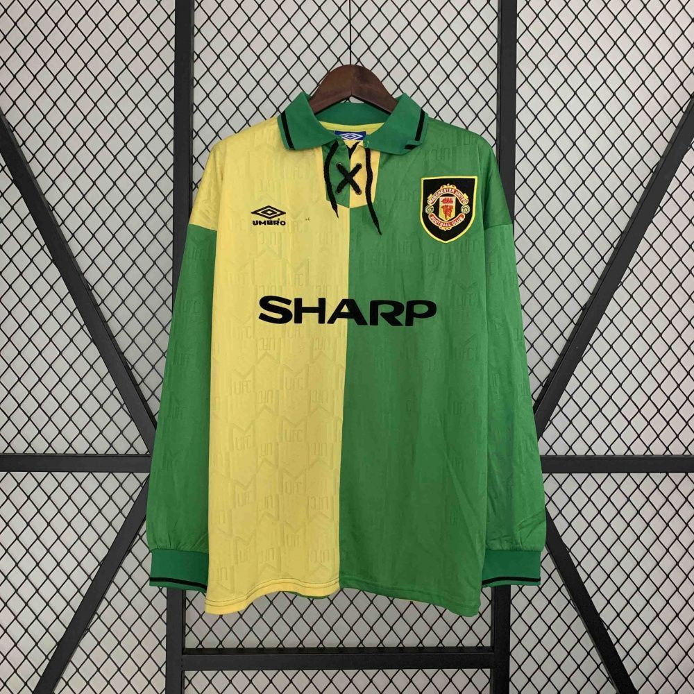 Camisa Retrô Manga Longa Manchester United II - Umbro 92/94