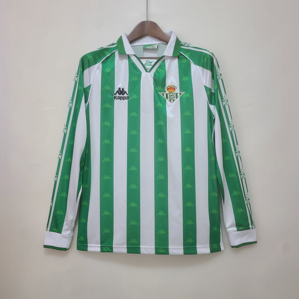 Camisa Retrô Manga Longa Real Betis I - Kappa 95/97