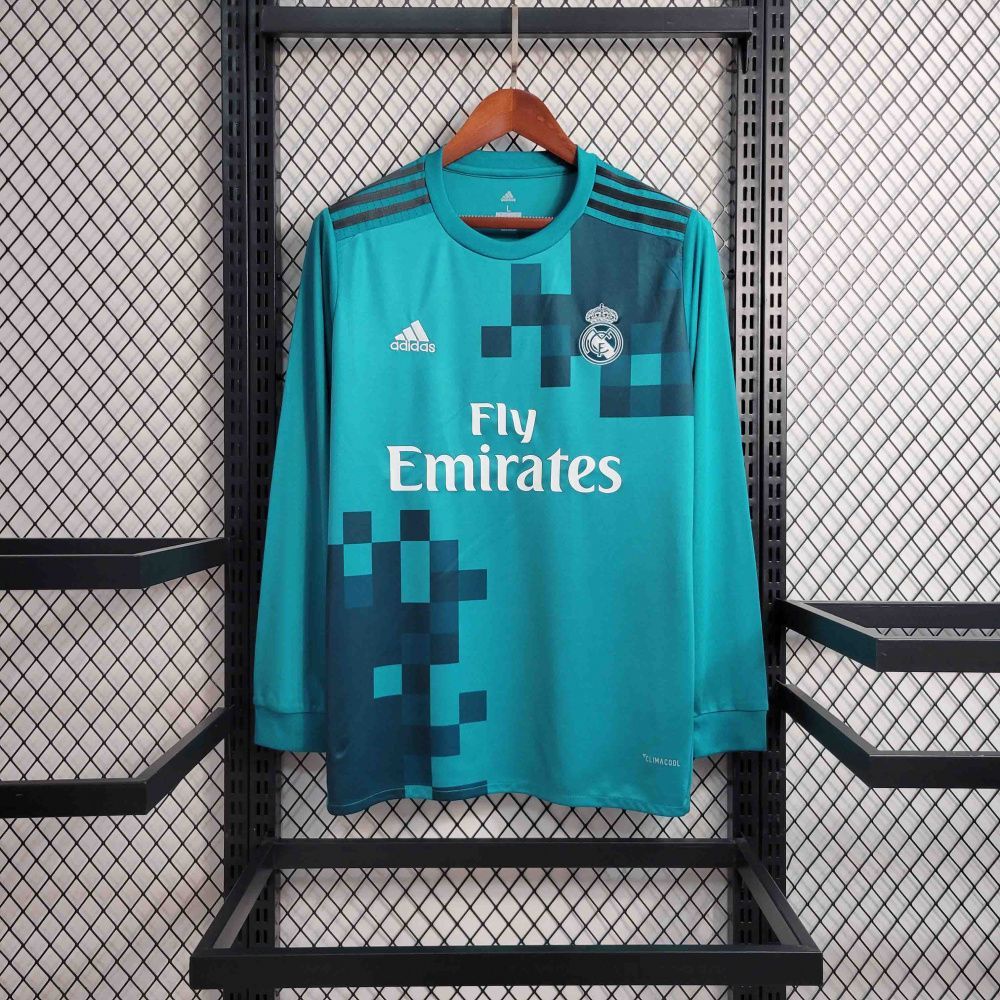 Camisa Retrô Manga Longa Real Madrid I - Adidas 17/18