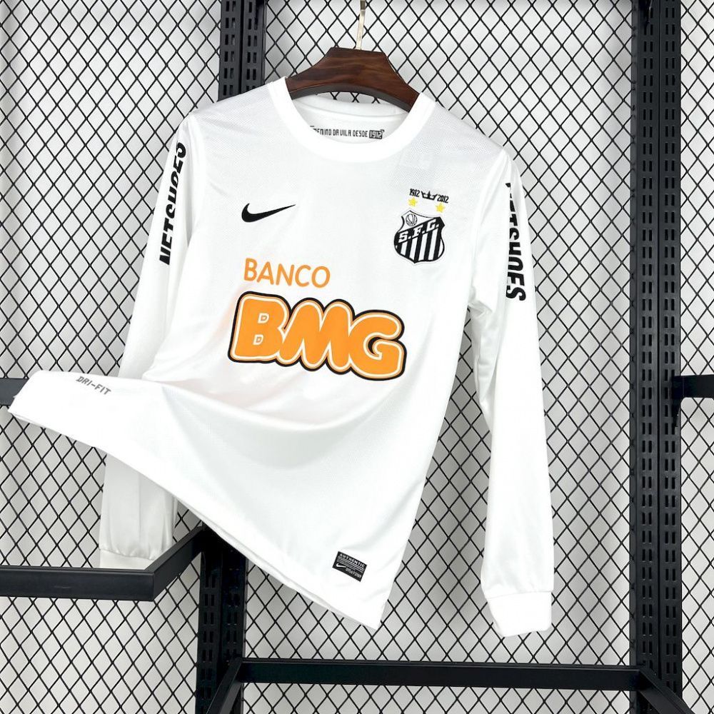 Camisa Retrô Manga Longa Santos I - Nike 12/13