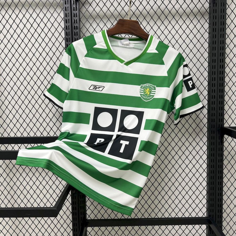 Camisa Retrô Sporting I - Rebook 03/04