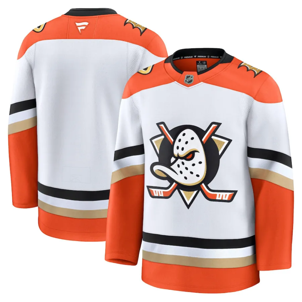 Camisa NHL Torcedor Anaheim Ducks Branca