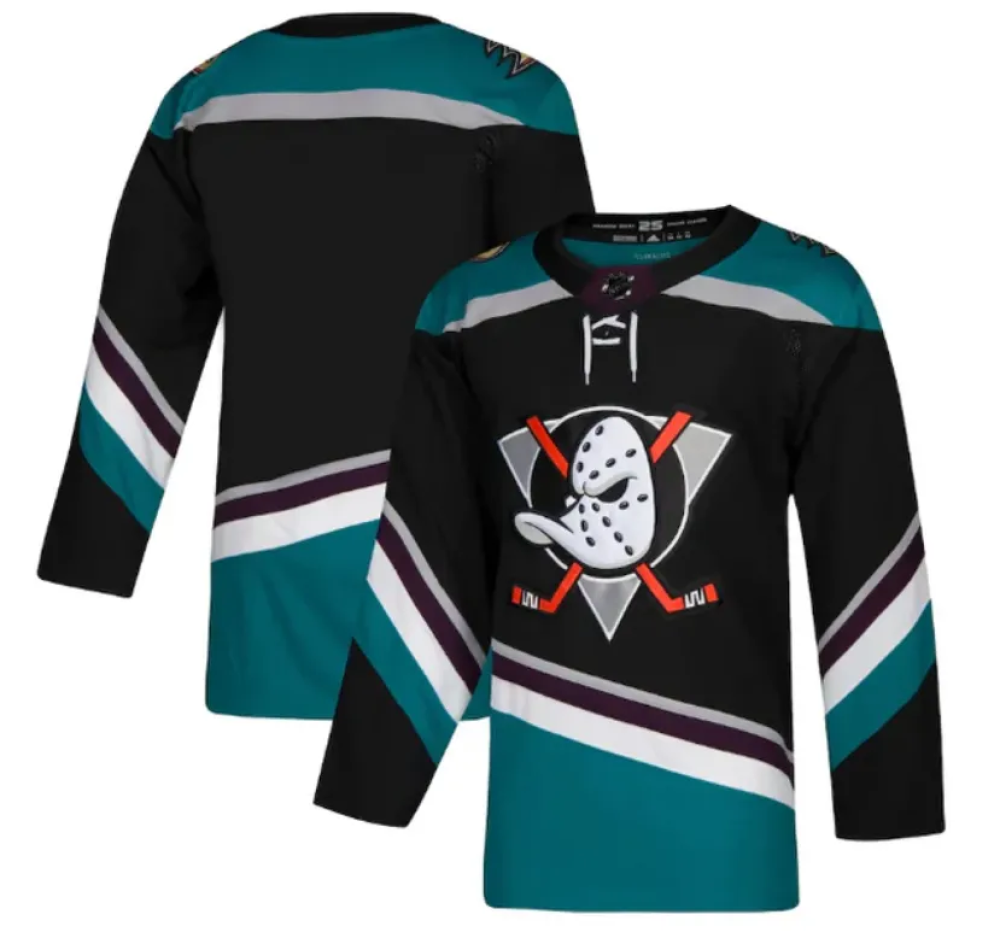Camisa NHL Torcedor Anaheim Ducks Preta