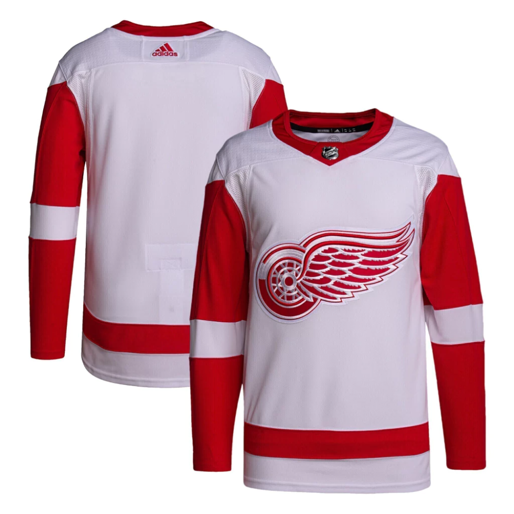 Camisa NHL Torcedor Detroit Red Wings Branca