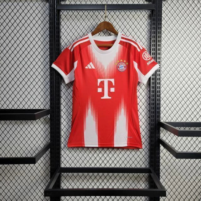 Camisa Feminina Bayern de Munique I - Adidas 25/26