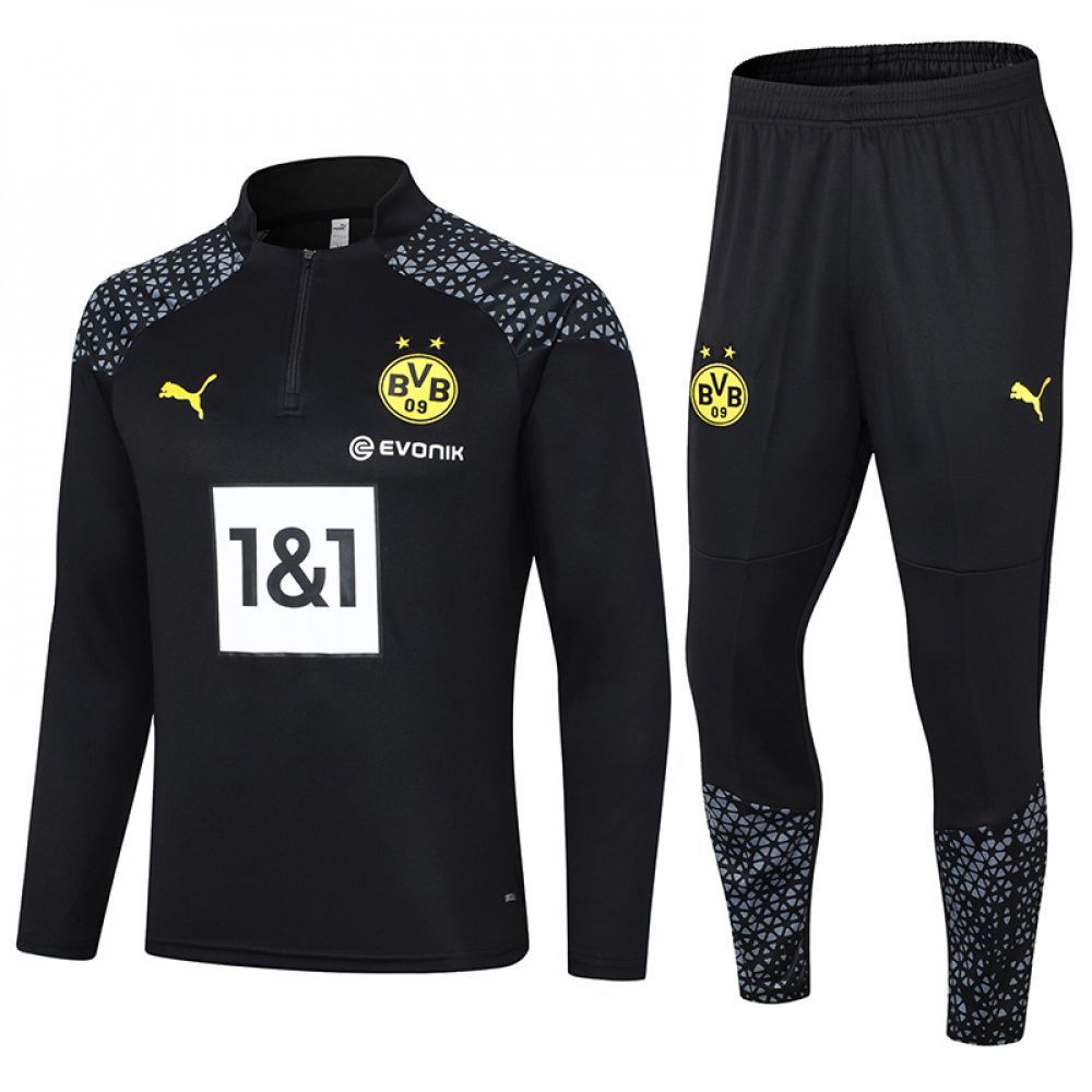 Conjunto de Frio meio zíper Borussia Dortmund II - Puma