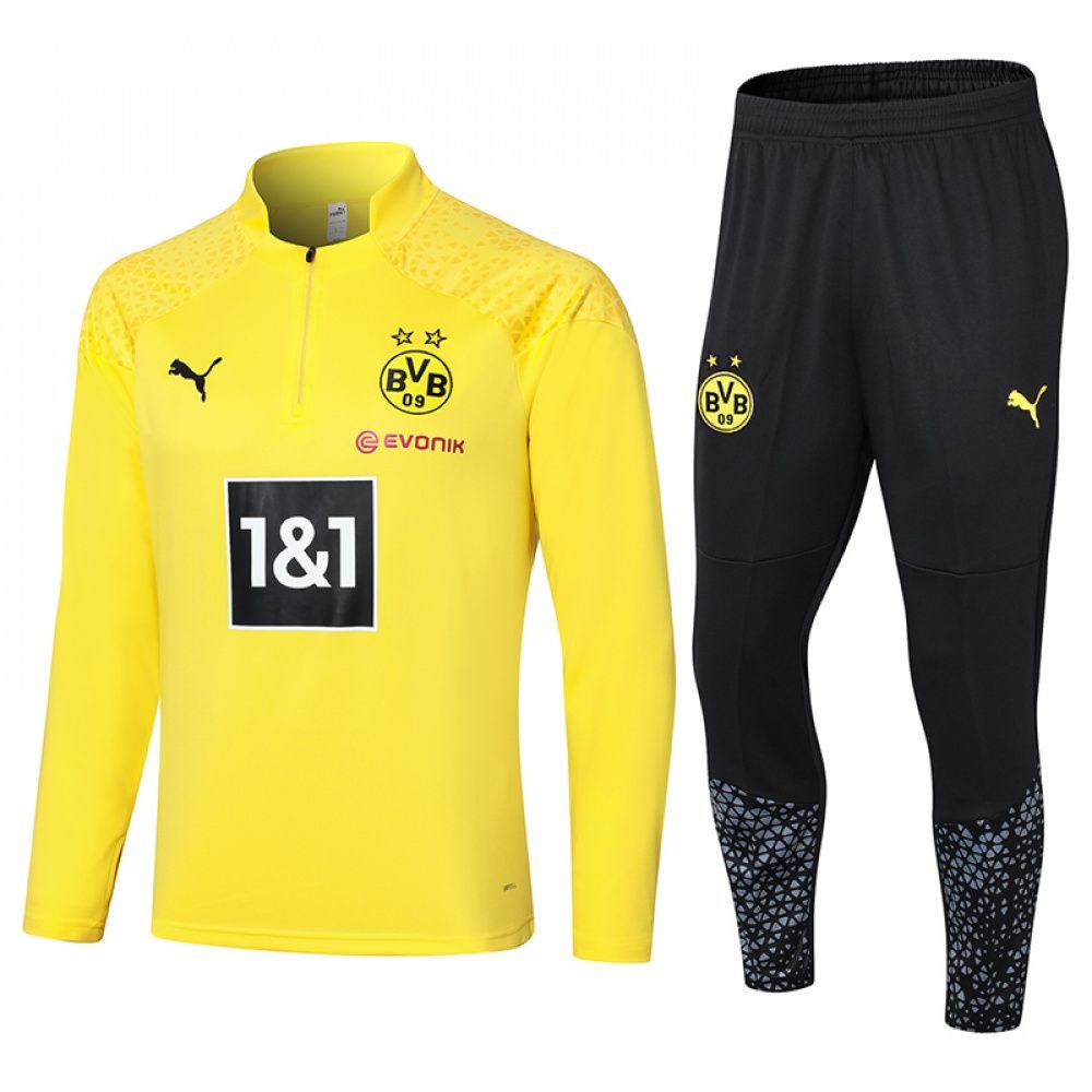 Conjunto de Frio Meio Zíper Borussia Dortmund III - Puma