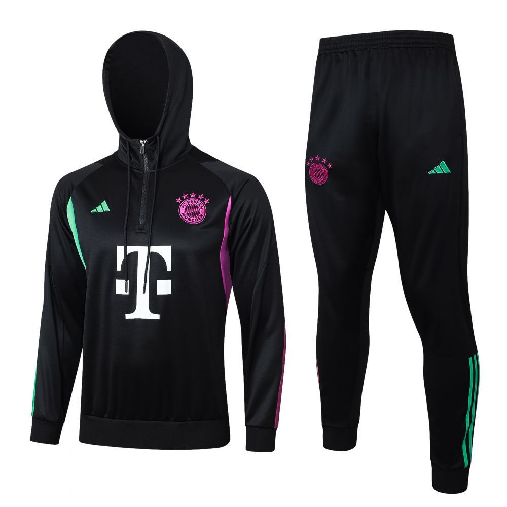 Conjunto de Frio meio zíper com Capuz Bayern de Munique I - Adidas