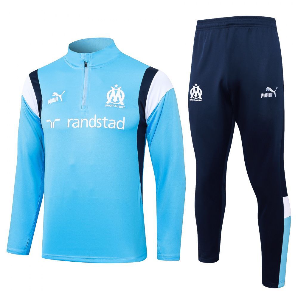 Conjunto de Frio meio zíper O. Marseille V - Puma