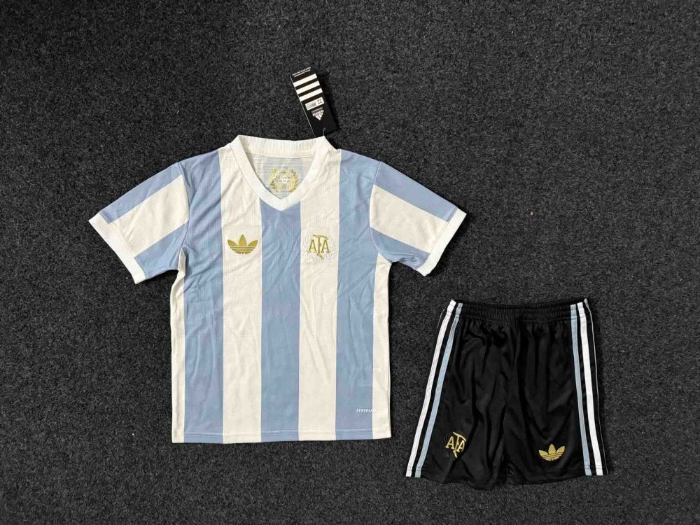 Kit Infantil Argentina Comemorativa 50 anos - Adidas 2024