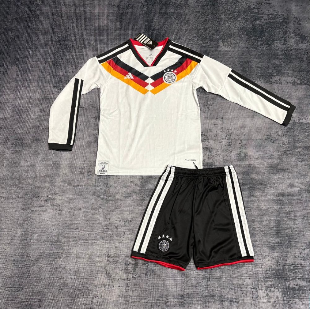 Kit Infantil Manga Longa Alemanha I - Adidas 2026
