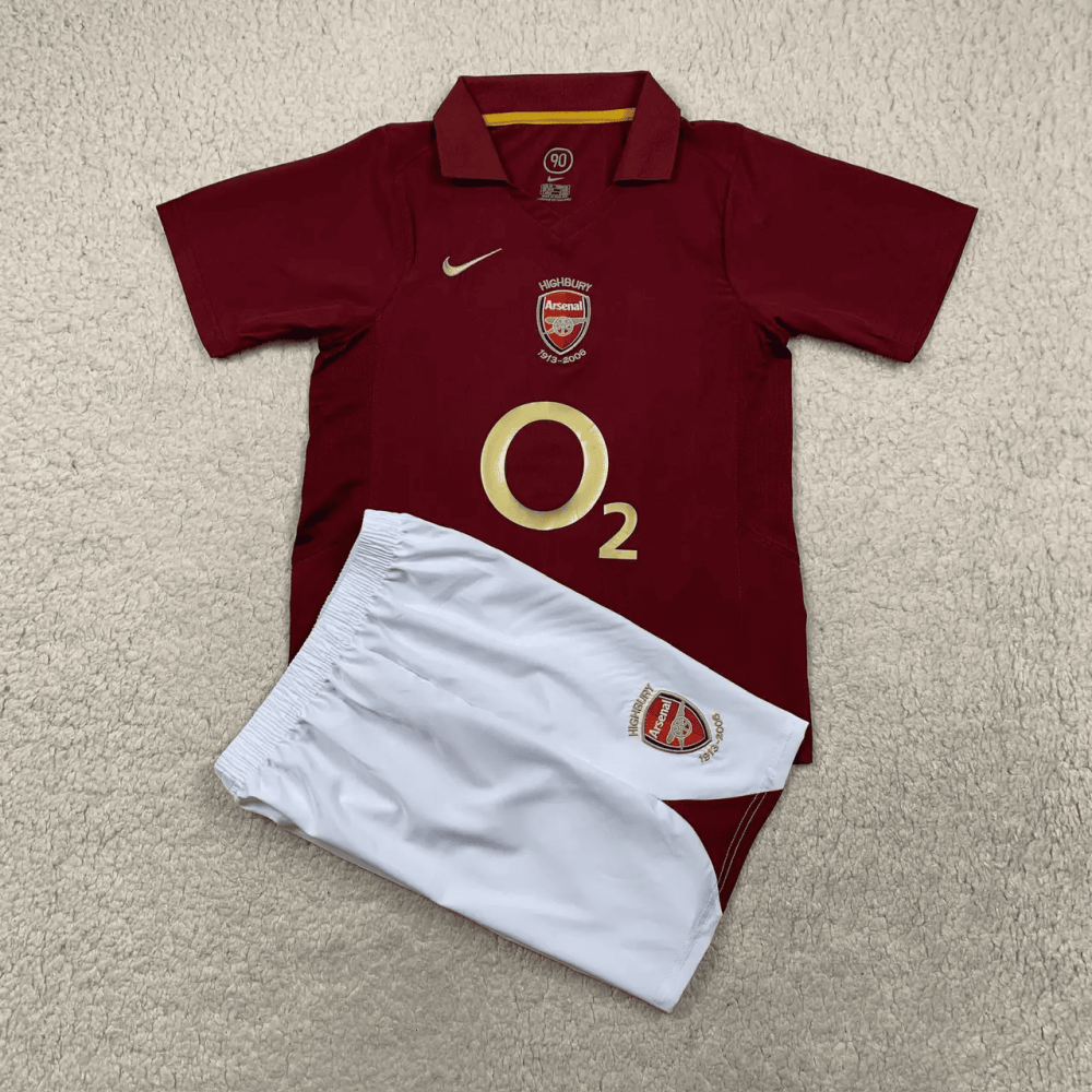 Kit Infantil Retrô Arsenal I - Nike 05/06