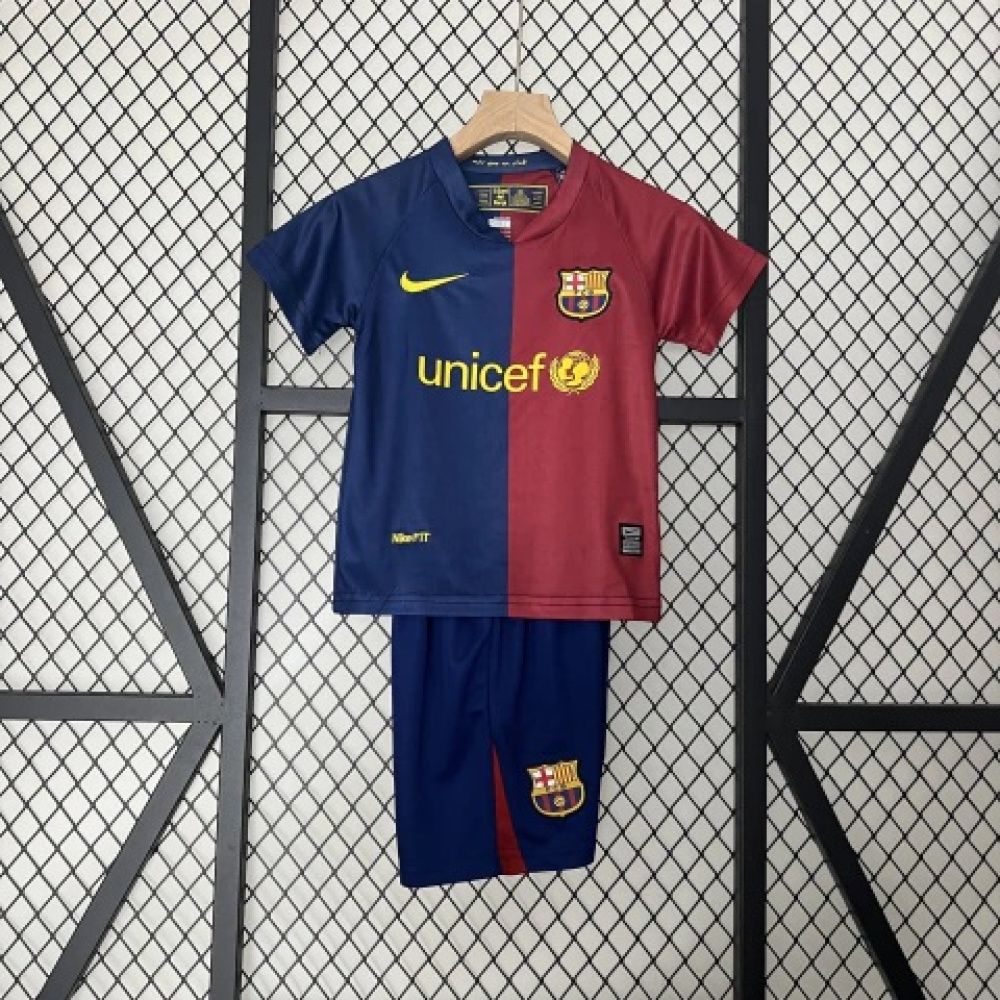 Kit Infantil Retrô Barcelona I - Nike 08/09