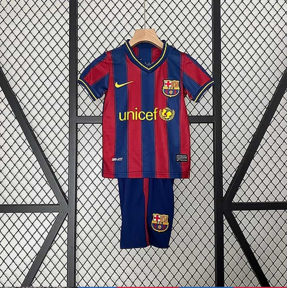 Kit Infantil Retrô Barcelona I - Nike 09/10