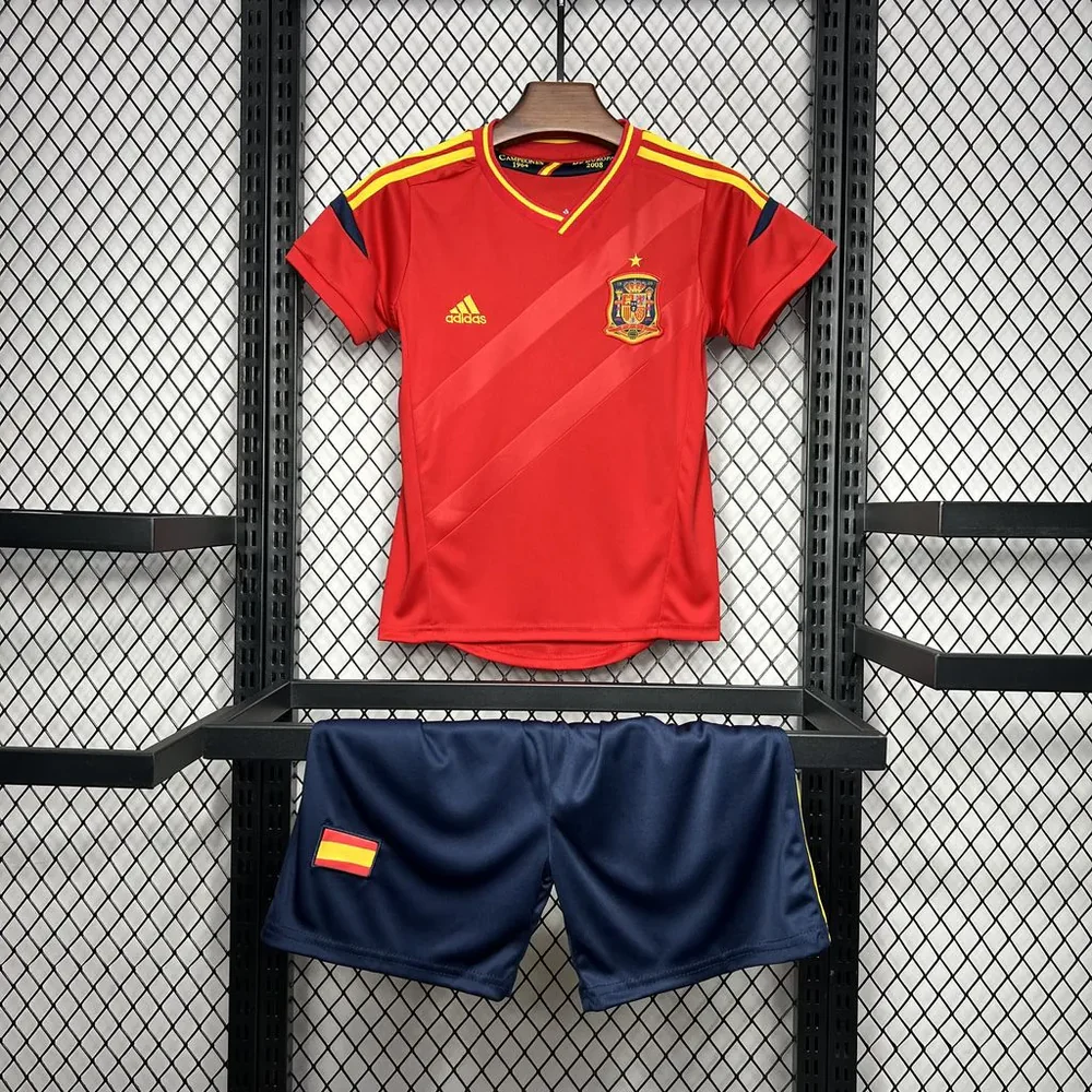 Kit Infantil Retrô Espanha I - Adidas 2012