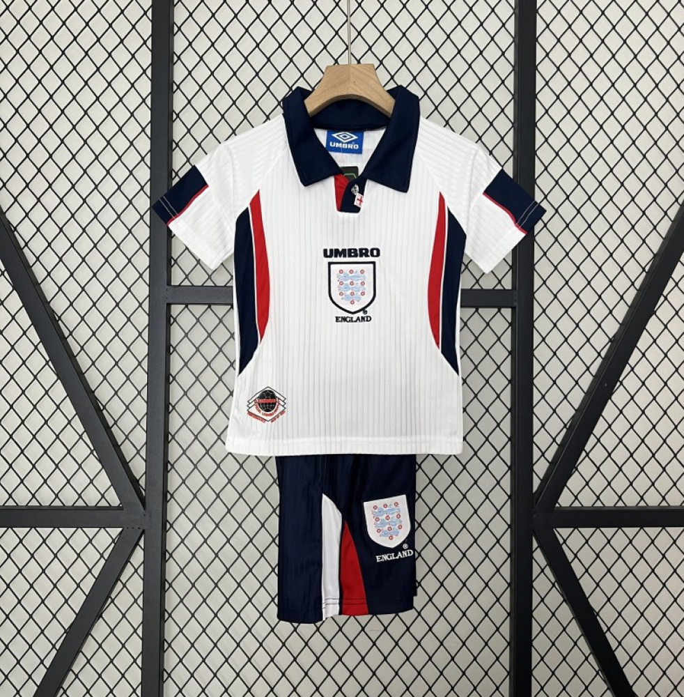 Kit Infantil Retrô Inglaterra I - Umbro 1998