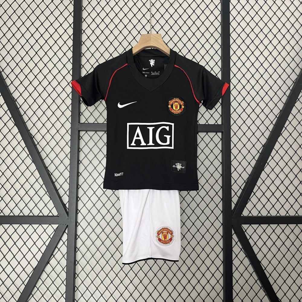 Kit Infantil Retrô Manchester United II - Nike 07/08