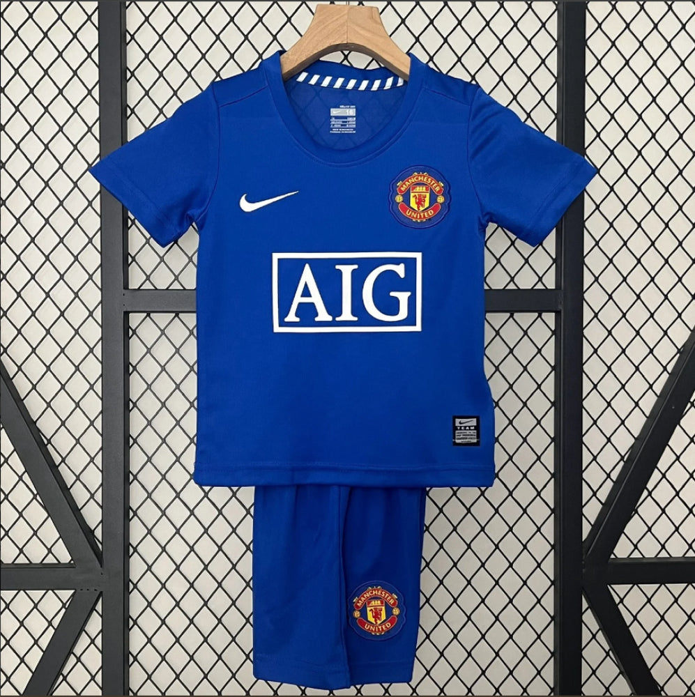 Kit Infantil Retrô Manchester United III - Nike 08/09