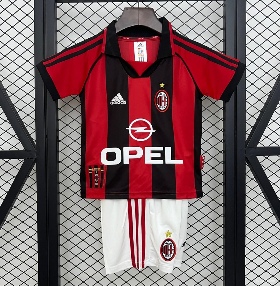 Kit Infantil Retrô Milan I - Adidas 98/99