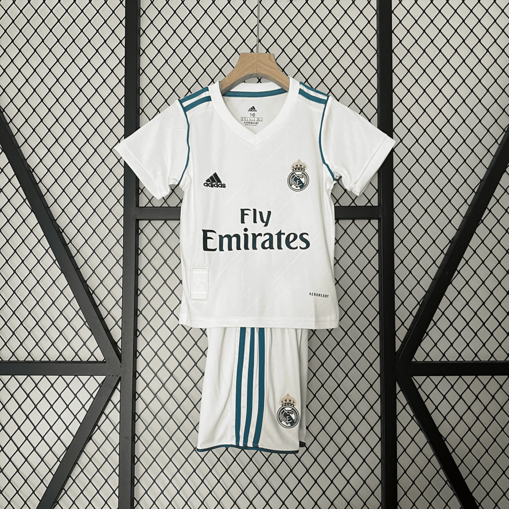 Kit Infantil Retrô Real Madrid I - Adidas 17/18