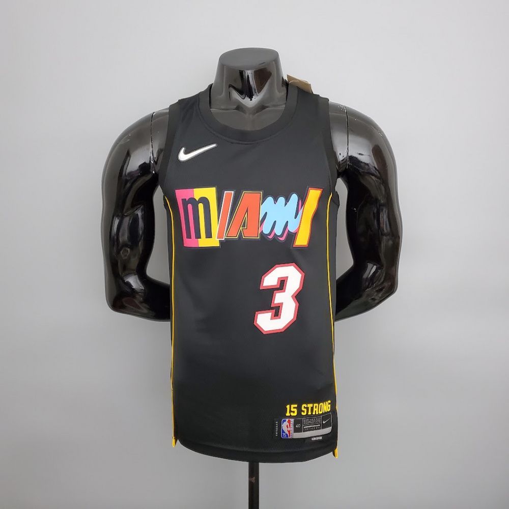 Regata Swingman Miami Heat City Edition 21/22 - Dwyane Wade #3